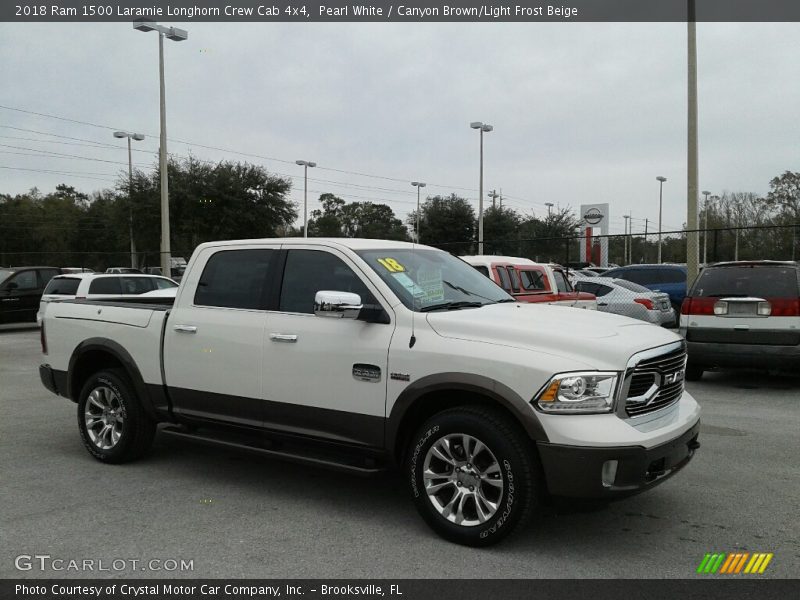 Front 3/4 View of 2018 1500 Laramie Longhorn Crew Cab 4x4