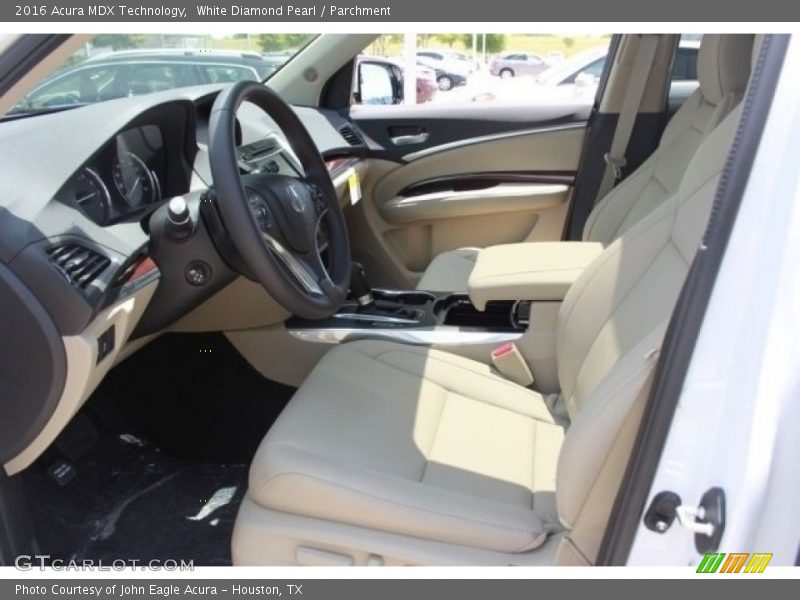 White Diamond Pearl / Parchment 2016 Acura MDX Technology