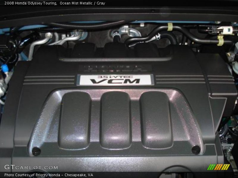 Ocean Mist Metallic / Gray 2008 Honda Odyssey Touring