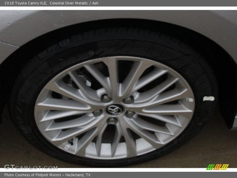 Celestial Silver Metallic / Ash 2018 Toyota Camry XLE