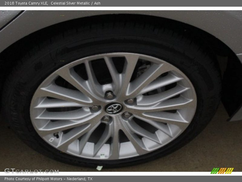 Celestial Silver Metallic / Ash 2018 Toyota Camry XLE