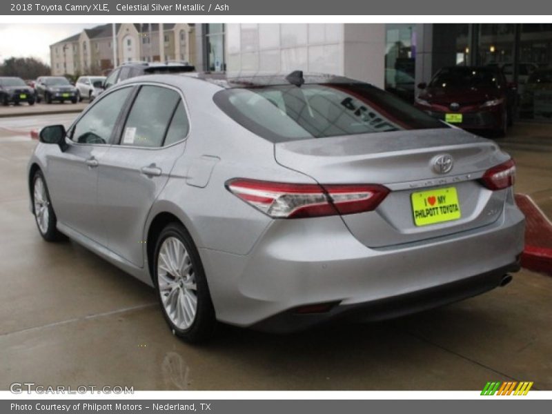 Celestial Silver Metallic / Ash 2018 Toyota Camry XLE