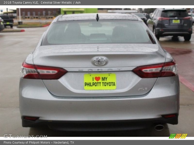 Celestial Silver Metallic / Ash 2018 Toyota Camry XLE