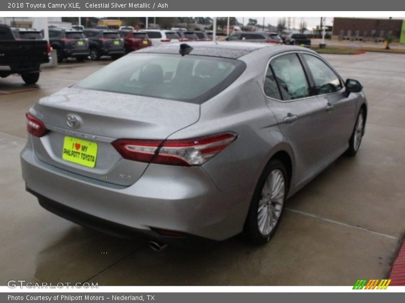 Celestial Silver Metallic / Ash 2018 Toyota Camry XLE