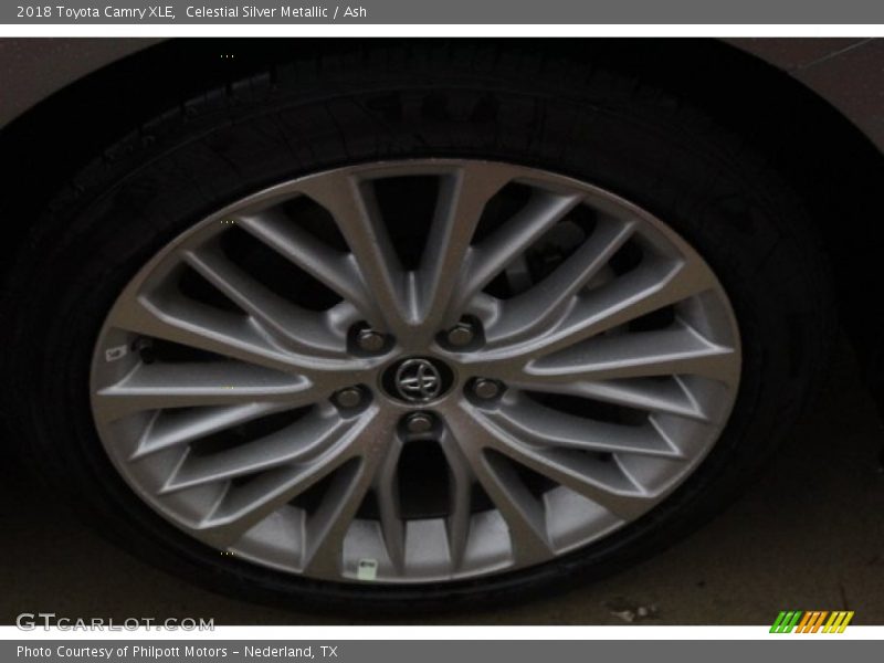 Celestial Silver Metallic / Ash 2018 Toyota Camry XLE