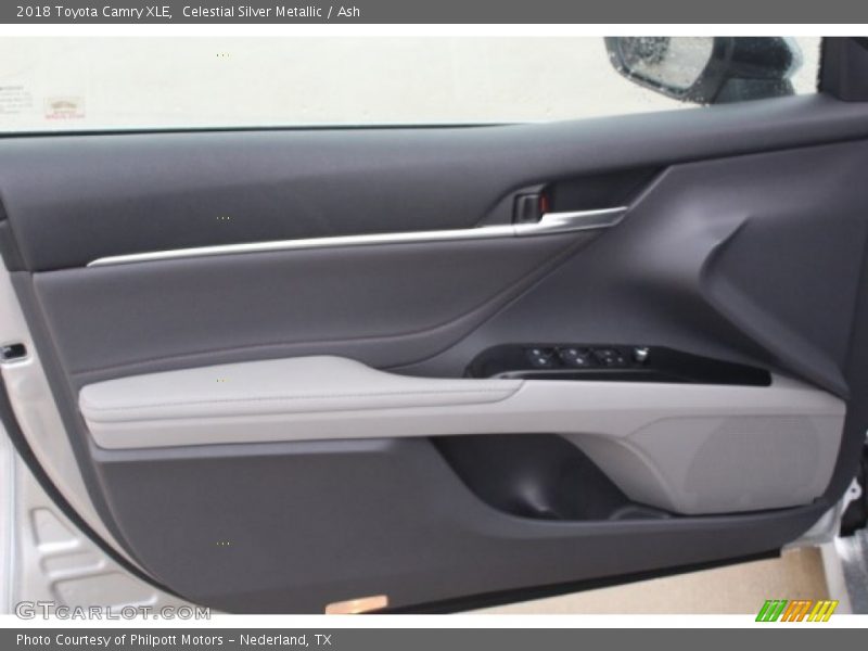 Celestial Silver Metallic / Ash 2018 Toyota Camry XLE