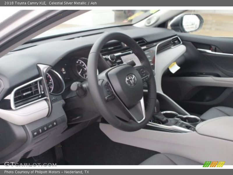 Celestial Silver Metallic / Ash 2018 Toyota Camry XLE