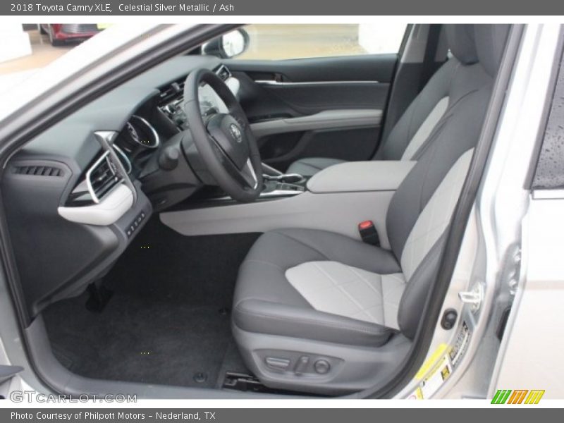 Celestial Silver Metallic / Ash 2018 Toyota Camry XLE