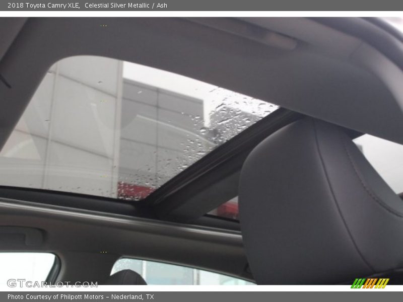 Celestial Silver Metallic / Ash 2018 Toyota Camry XLE