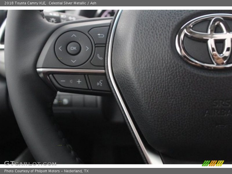 Celestial Silver Metallic / Ash 2018 Toyota Camry XLE