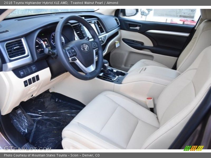  2018 Highlander Hybrid XLE AWD Almond Interior