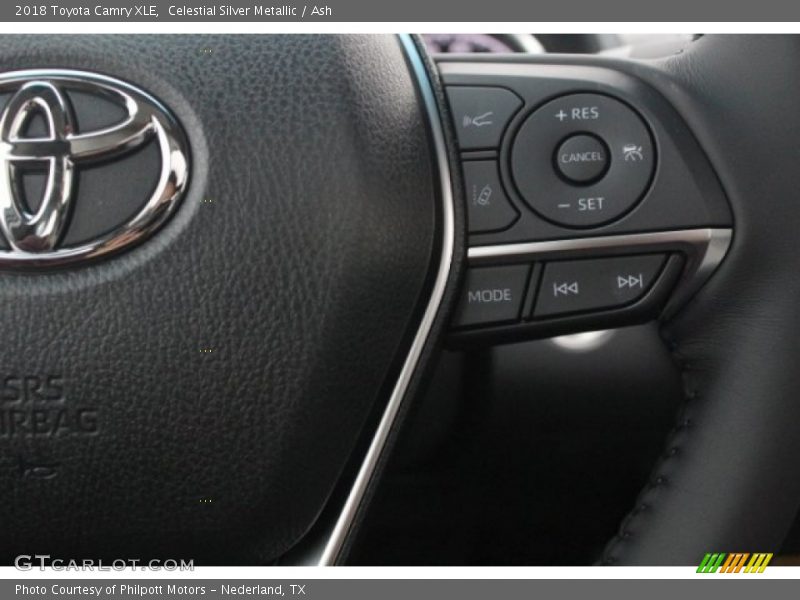 Celestial Silver Metallic / Ash 2018 Toyota Camry XLE