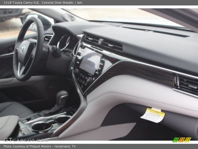 Celestial Silver Metallic / Ash 2018 Toyota Camry XLE