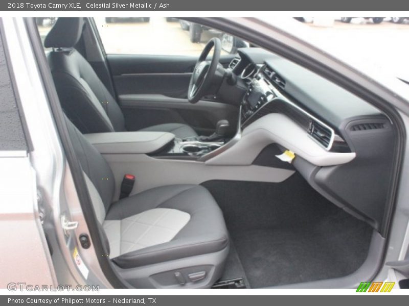 Celestial Silver Metallic / Ash 2018 Toyota Camry XLE