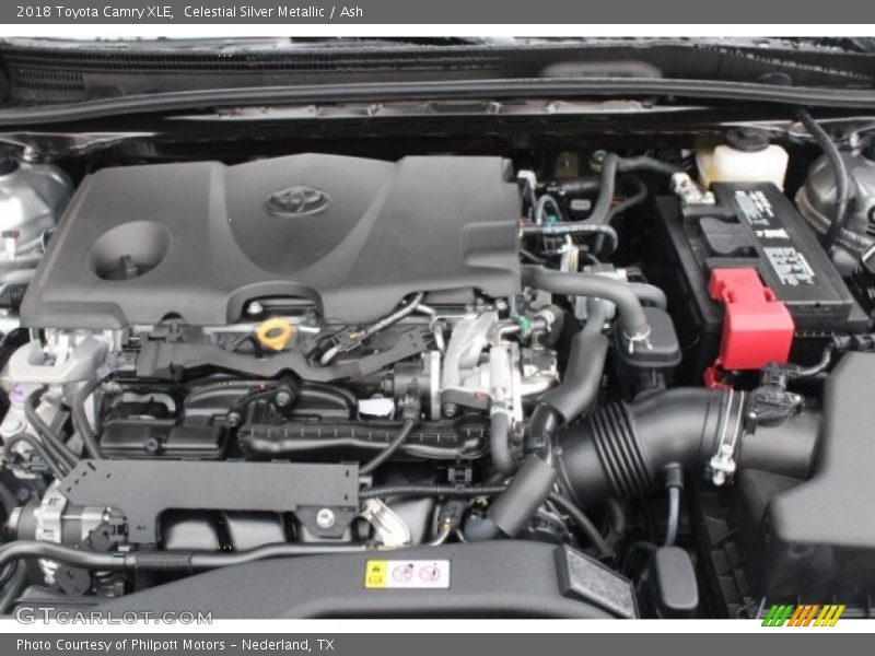 Celestial Silver Metallic / Ash 2018 Toyota Camry XLE