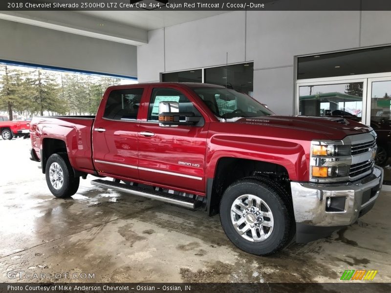 Cajun Red Tintcoat / Cocoa/­Dune 2018 Chevrolet Silverado 2500HD LTZ Crew Cab 4x4