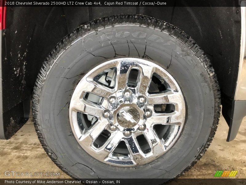 Cajun Red Tintcoat / Cocoa/­Dune 2018 Chevrolet Silverado 2500HD LTZ Crew Cab 4x4