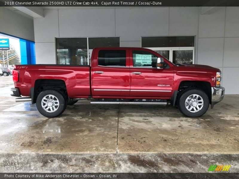 Cajun Red Tintcoat / Cocoa/­Dune 2018 Chevrolet Silverado 2500HD LTZ Crew Cab 4x4