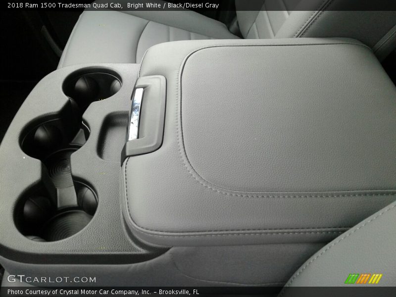 Bright White / Black/Diesel Gray 2018 Ram 1500 Tradesman Quad Cab