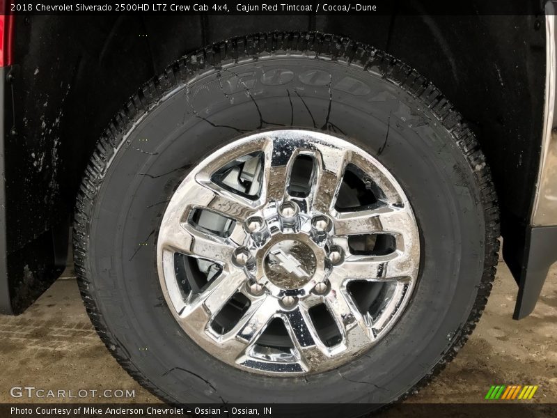Cajun Red Tintcoat / Cocoa/­Dune 2018 Chevrolet Silverado 2500HD LTZ Crew Cab 4x4