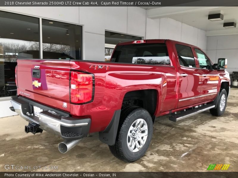 Cajun Red Tintcoat / Cocoa/­Dune 2018 Chevrolet Silverado 2500HD LTZ Crew Cab 4x4