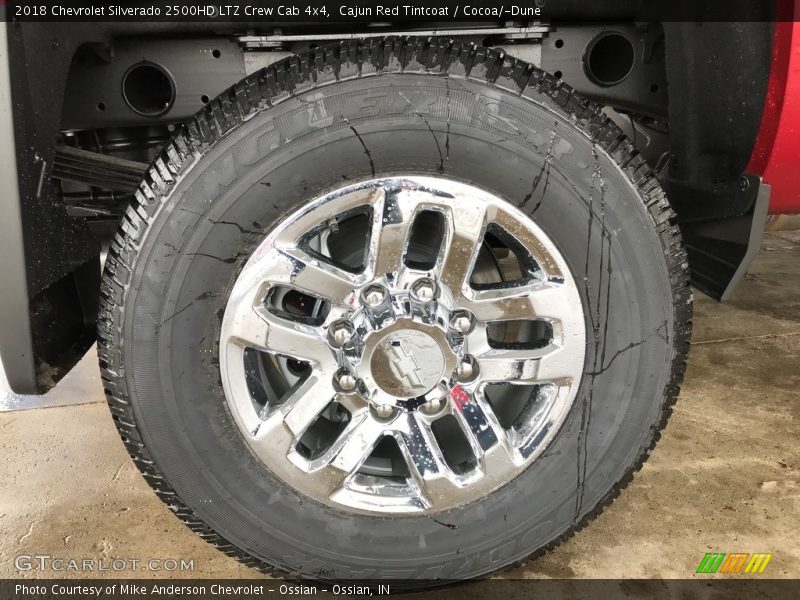 Cajun Red Tintcoat / Cocoa/­Dune 2018 Chevrolet Silverado 2500HD LTZ Crew Cab 4x4