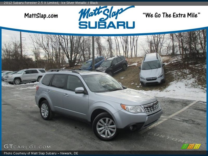 Ice Silver Metallic / Black 2012 Subaru Forester 2.5 X Limited