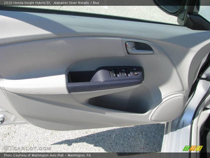 Alabaster Silver Metallic / Blue 2010 Honda Insight Hybrid EX