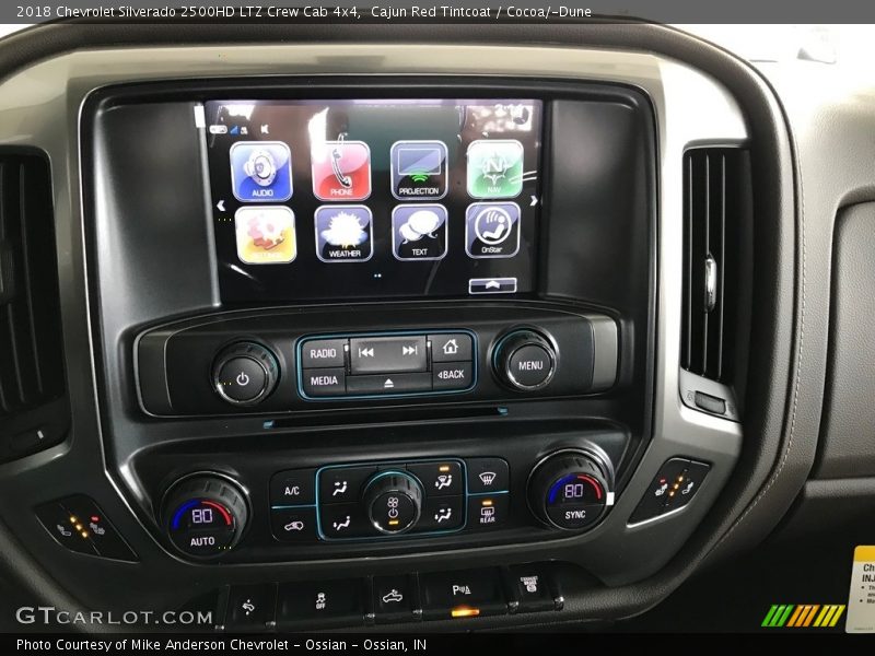 Cajun Red Tintcoat / Cocoa/­Dune 2018 Chevrolet Silverado 2500HD LTZ Crew Cab 4x4