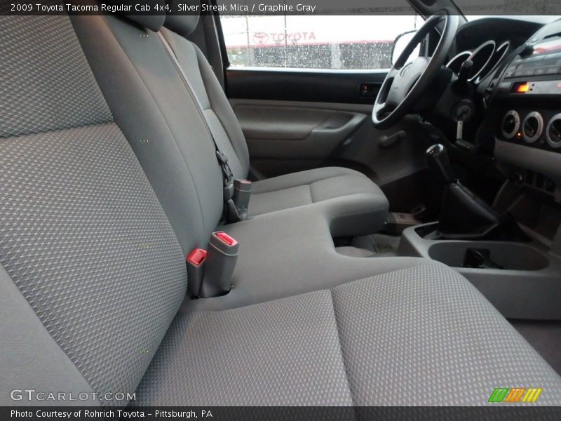 Silver Streak Mica / Graphite Gray 2009 Toyota Tacoma Regular Cab 4x4