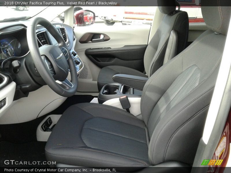 Velvet Red Pearl / Black/Alloy 2018 Chrysler Pacifica Touring Plus