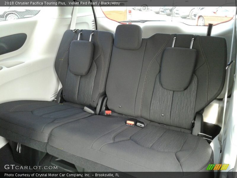 Velvet Red Pearl / Black/Alloy 2018 Chrysler Pacifica Touring Plus