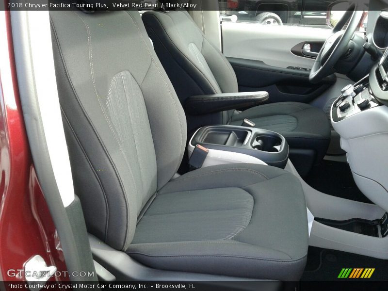 Velvet Red Pearl / Black/Alloy 2018 Chrysler Pacifica Touring Plus