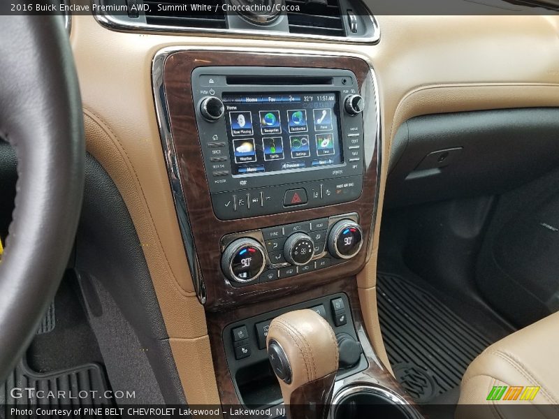 Summit White / Choccachino/Cocoa 2016 Buick Enclave Premium AWD