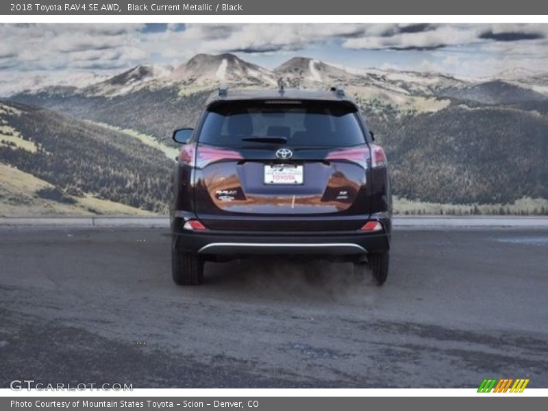 Black Current Metallic / Black 2018 Toyota RAV4 SE AWD