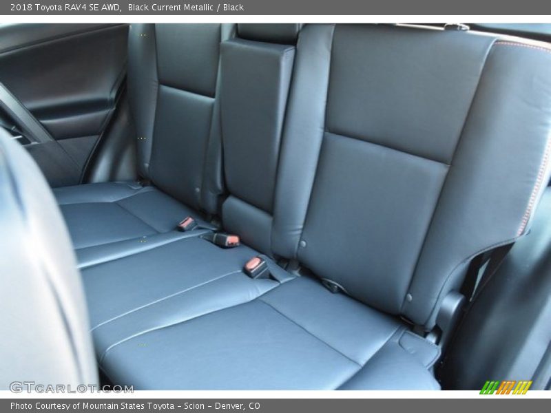 Black Current Metallic / Black 2018 Toyota RAV4 SE AWD