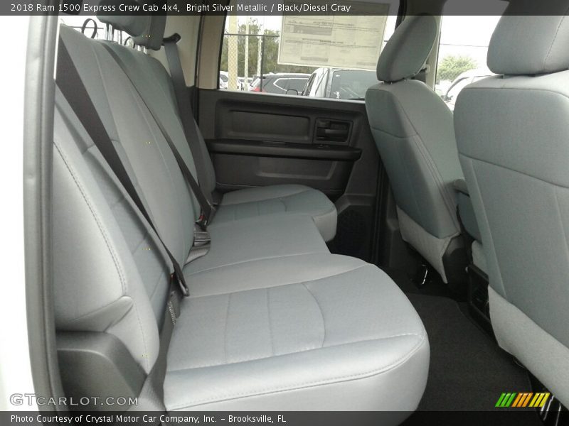 Bright Silver Metallic / Black/Diesel Gray 2018 Ram 1500 Express Crew Cab 4x4