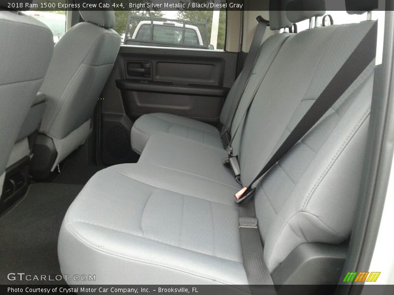 Bright Silver Metallic / Black/Diesel Gray 2018 Ram 1500 Express Crew Cab 4x4