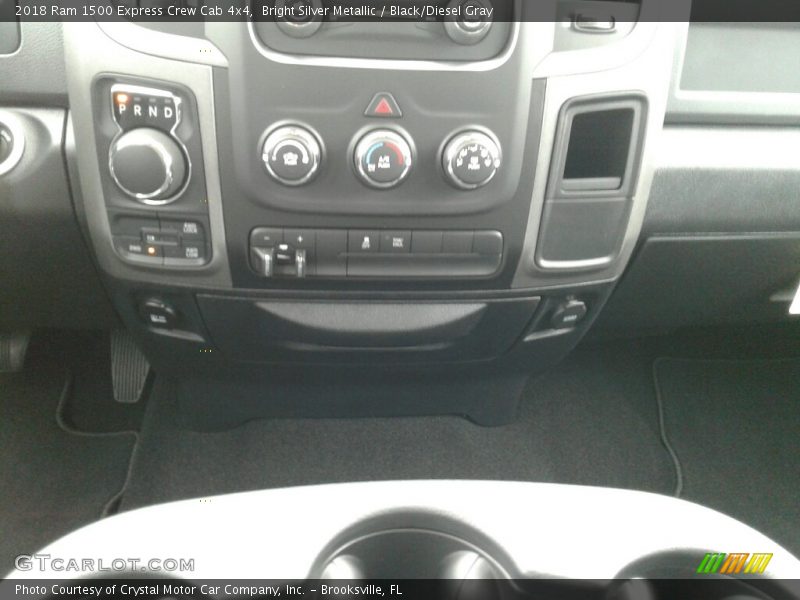 Bright Silver Metallic / Black/Diesel Gray 2018 Ram 1500 Express Crew Cab 4x4