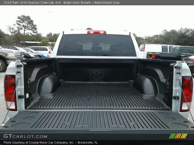 Bright Silver Metallic / Black/Diesel Gray 2018 Ram 1500 Express Crew Cab 4x4