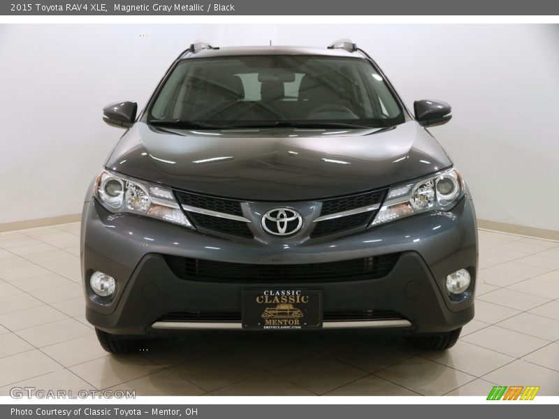 Magnetic Gray Metallic / Black 2015 Toyota RAV4 XLE