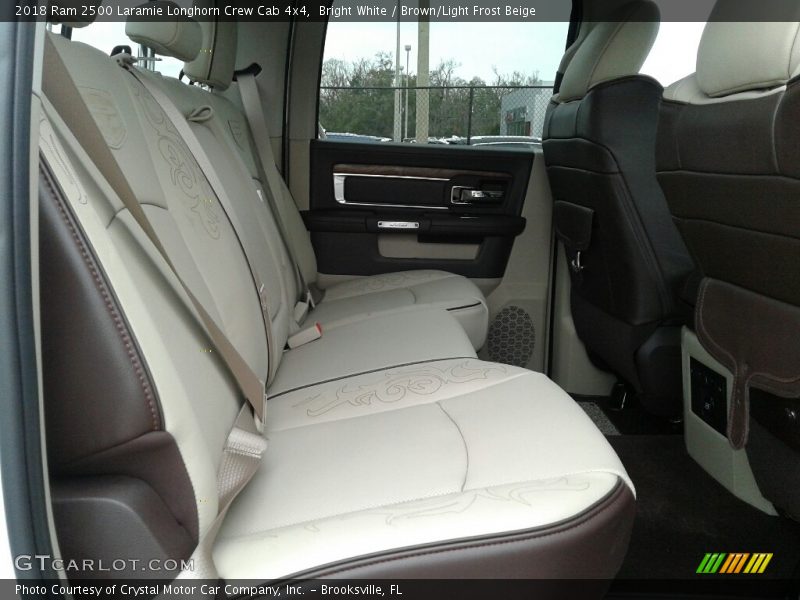 Rear Seat of 2018 2500 Laramie Longhorn Crew Cab 4x4
