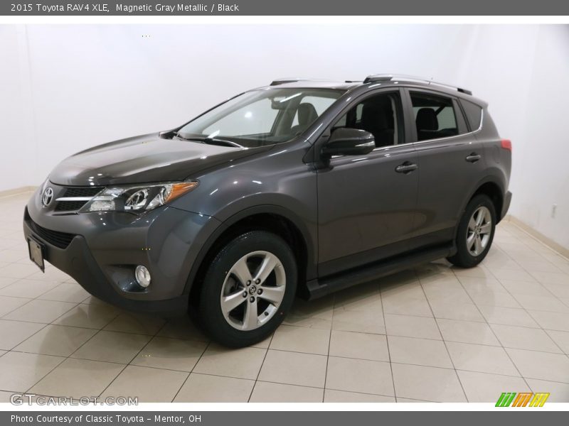 Magnetic Gray Metallic / Black 2015 Toyota RAV4 XLE