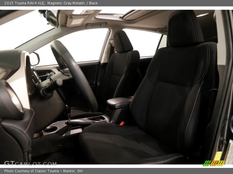 Magnetic Gray Metallic / Black 2015 Toyota RAV4 XLE
