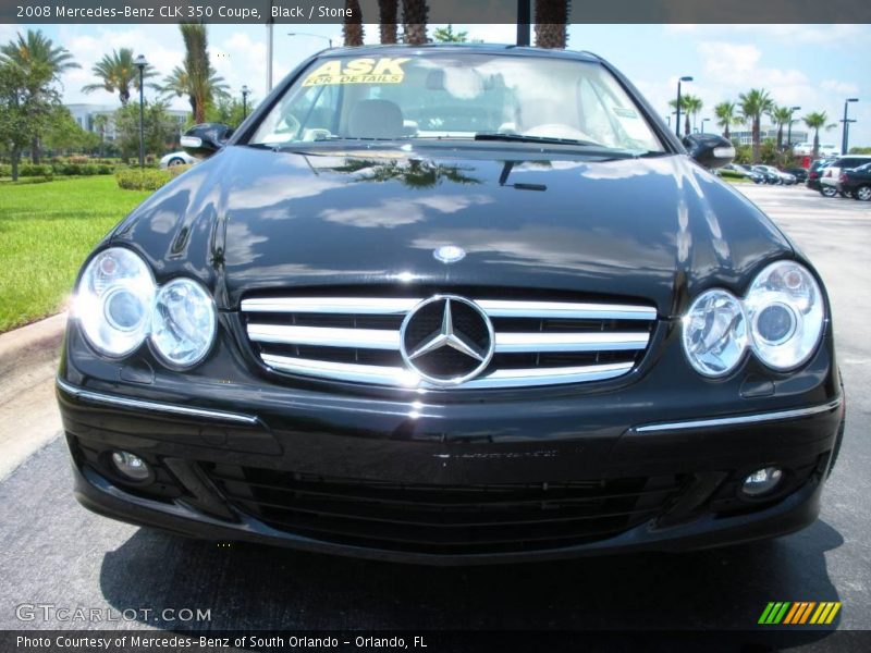 Black / Stone 2008 Mercedes-Benz CLK 350 Coupe
