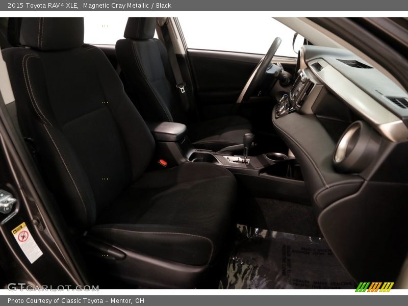 Magnetic Gray Metallic / Black 2015 Toyota RAV4 XLE
