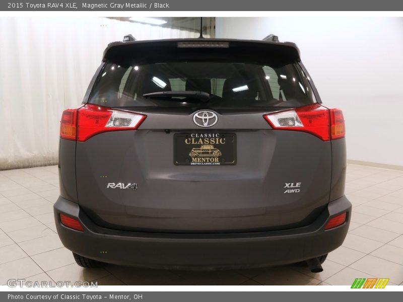 Magnetic Gray Metallic / Black 2015 Toyota RAV4 XLE