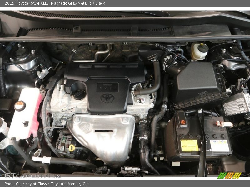Magnetic Gray Metallic / Black 2015 Toyota RAV4 XLE