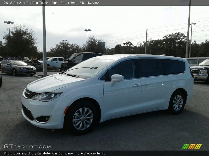 Bright White / Black/Alloy 2018 Chrysler Pacifica Touring Plus