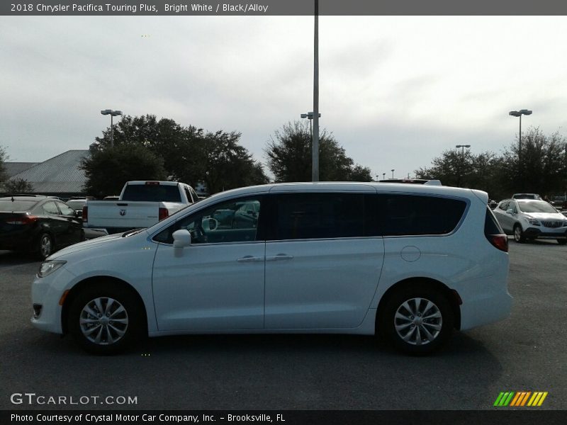 Bright White / Black/Alloy 2018 Chrysler Pacifica Touring Plus